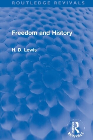 Cover of Freedom and History