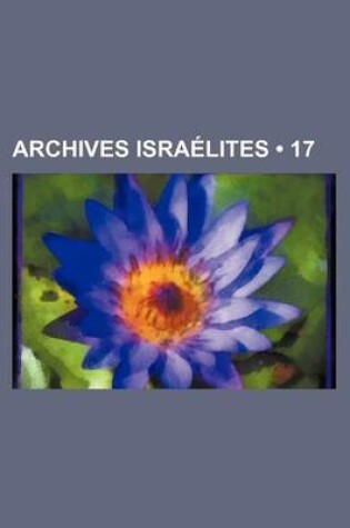 Cover of Archives Israelites (17)