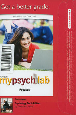 Cover of MyLab Psychology  Pegasus -- Standalone Access Card -- for Psychology