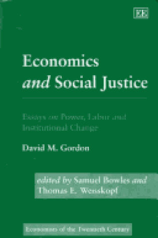Cover of Economics and Social Justice