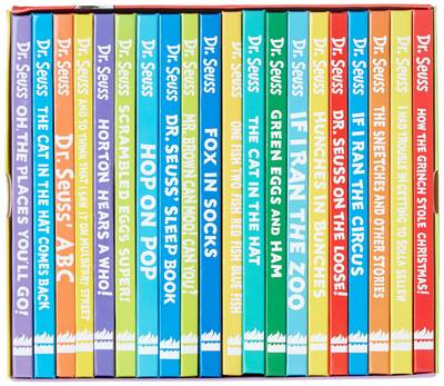 Book cover for The Wonderful World of Dr. Seuss 20 Reading Books Collection Gift Box Set