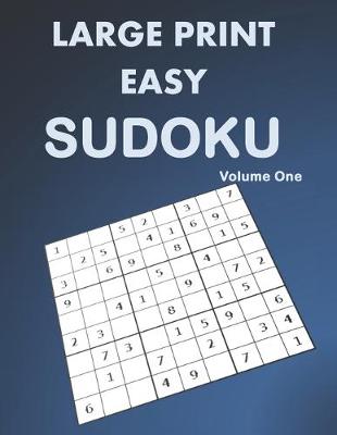 Book cover for Large Print Easy Sudoku Volume One