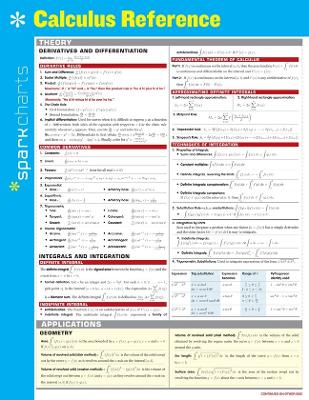 Book cover for Calculus Reference SparkCharts