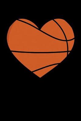 Book cover for Funny basketball heart journal