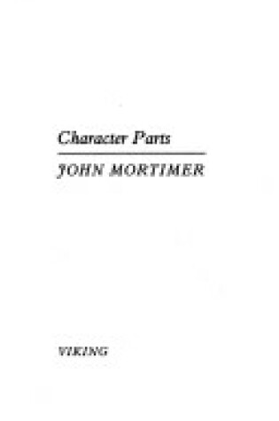 Cover of Character Parts