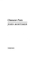 Book cover for Character Parts