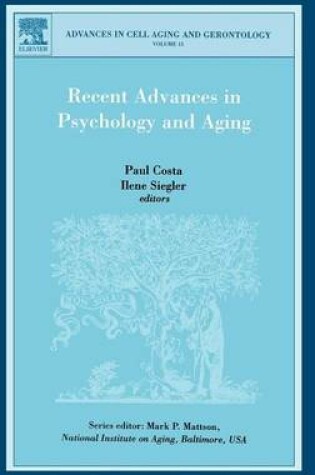 Cover of Recent Advances in Psychology and Aging