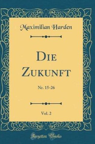 Cover of Die Zukunft, Vol. 2