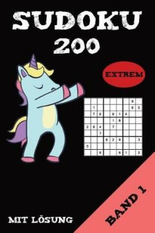 Cover of Sudoku 200 Extrem Mit Lösung Band 1