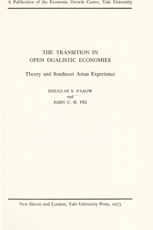 Cover of The Transition in Open Dualistic Economics