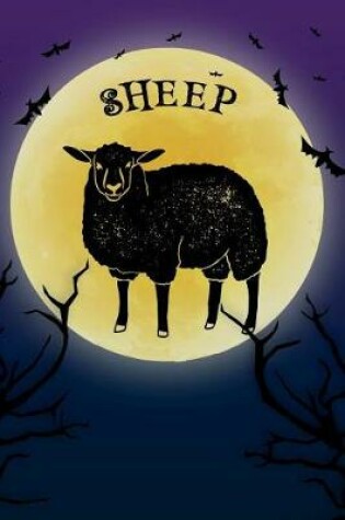 Cover of Sheep Notebook Halloween Journal