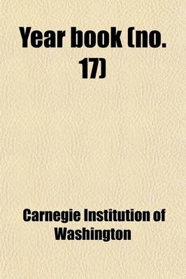 Book cover for Year Book Volume 17