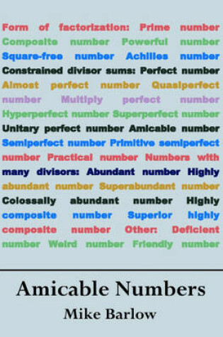 Cover of Amicable Numbers