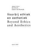 Book cover for Beyond Ethics and Aesthetics