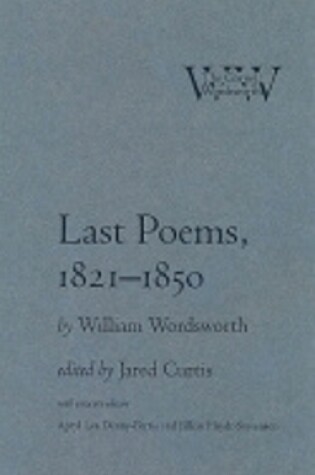 Cover of Last Poems, 1821–1850