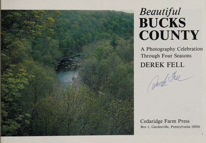 Book cover for Beautiful Bucks County