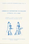 Book cover for The American Expedition to Idalion, Cyprus 1973-1980