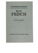 Cover of Understanding Max Frisch