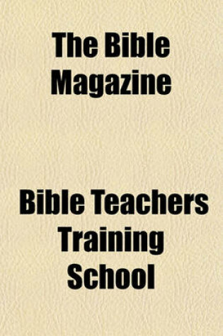 Cover of The Bible Magazine