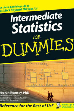 Cover of Intermediate Statistics For Dummies