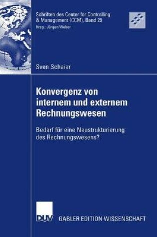 Cover of Konvergenz von internem und externem Rechnungswesen