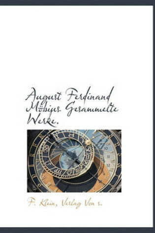 Cover of August Ferdinand Mobius Gesammelte Werke.