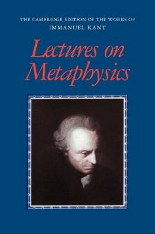Cover of Lectures on Metaphysics