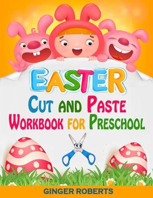 Book cover for Easter Cut and Paste Workbook for Preschool