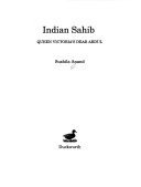 Book cover for Indian Sahib