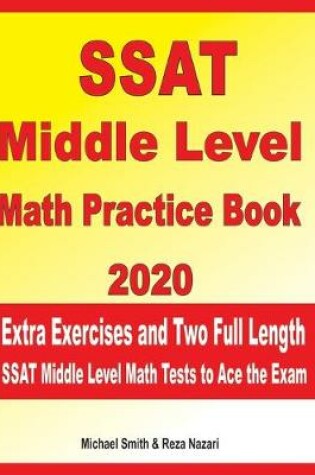 Cover of SSAT Middle Level Math Practice Book 2020