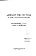 Book cover for Journey Through Texas, or A Saddle Upon the S.W.Frontier