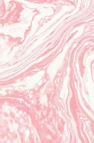 Cover of Pink Marble Swirls Pattern Design Journal