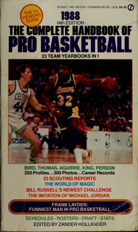 Book cover for The 1988 Pro Basketball Complete Handbook