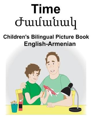 Book cover for English-Armenian Time Children's Bilingual Picture Book