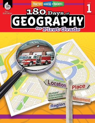 Cover of 180 Days of Geography for First Grade