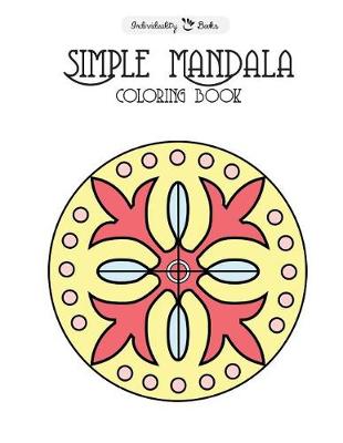 Book cover for Simple Mandala Coloring Book