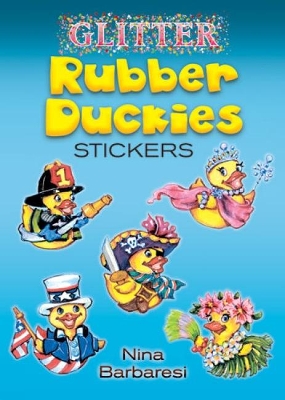 Book cover for Glitter Rubber Duckies Stickers