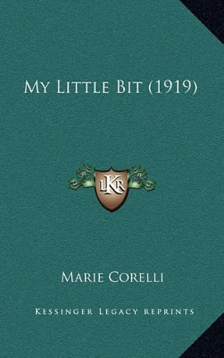 Book cover for My Little Bit (1919)