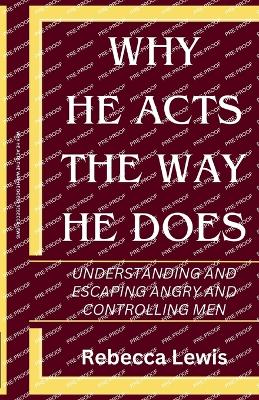 Book cover for Why He Acts The Way He Does