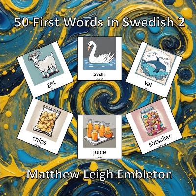 Book cover for 50 First Words in Swedish 2