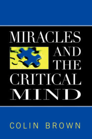 Cover of Miracles and the Critical Mind