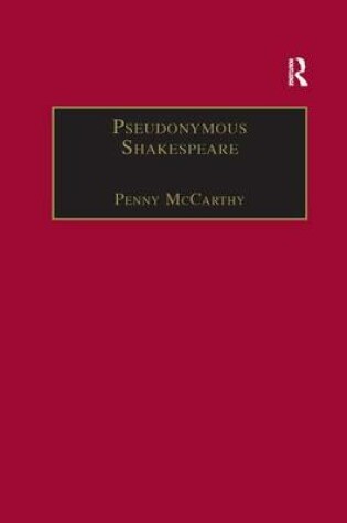 Cover of Pseudonymous Shakespeare