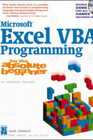 Cover of VBA Programming for the Absolute Beginner