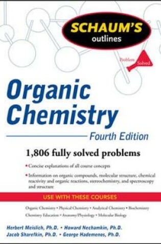 Cover of Schaum's Outline of Organic Chemistry, Fourth Edition