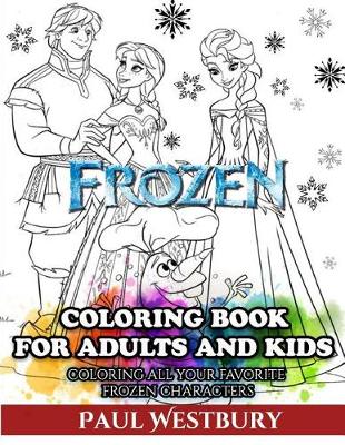 Book cover for Frozen Coloring Book for Kids