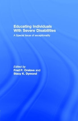 Cover of Educating Individuals With Severe Disabilities