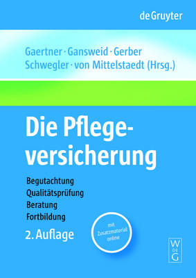 Book cover for Die Pflegeversicherung