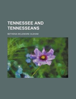 Book cover for Tennessee and Tennesseans