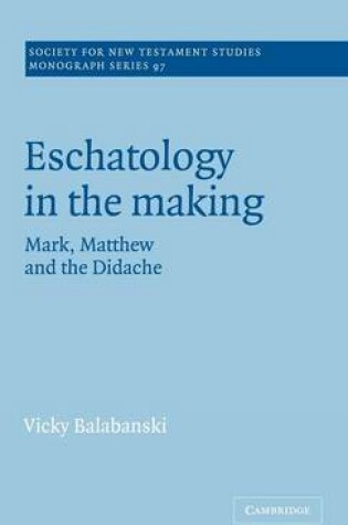 Cover of Eschatology in the Making