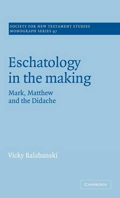 Cover of Eschatology in the Making